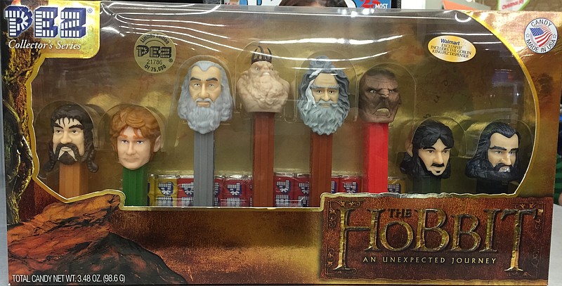 Pez Dispenser sets such as this one based on characters in "The  Hobbit" movies are last-minute gifts available at Wal-Mart for $17.97. 