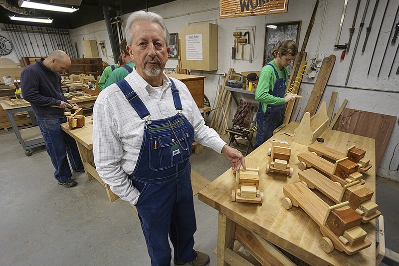For 25 years Bill Carney has delivered a box of handmade wooden toys to T.C. Thompson Children's Hospital to be passed out to patients on Christmas. Now he enlists the help of students in his Chattanooga Woodworking Academy.