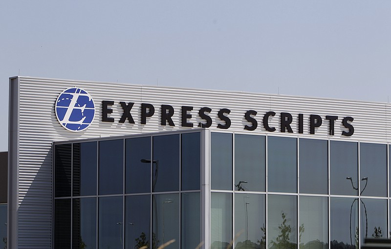 
              FILE - This July 21, 2011, file photo shows a building on the Express Scripts campus in Berkeley, Mo. Express Scripts, the nation's largest pharmacy benefits manager, is throwing its weight into a fight over the high cost of treating hepatitis C, saying Monday, Dec. 22, 2014 it will cover a new drug from AbbVie while pulling back on more expensive options from rival drugmakers. (AP Photo/Jeff Roberson, File)
            