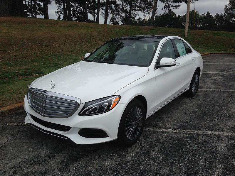 The new Mercedes-Benz C Class has many of the same styling cues as the top-of-the-line S Class. 