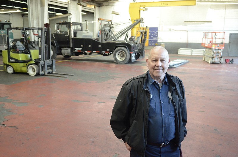 Jerry Gamble is photographed at the new 29th Street location of his business, Truck Service Co. Inc. The company plans to open in the new site on Jan. 5. 