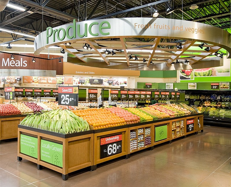 The interior of  Wal-Mart's Neighborhood Markets.