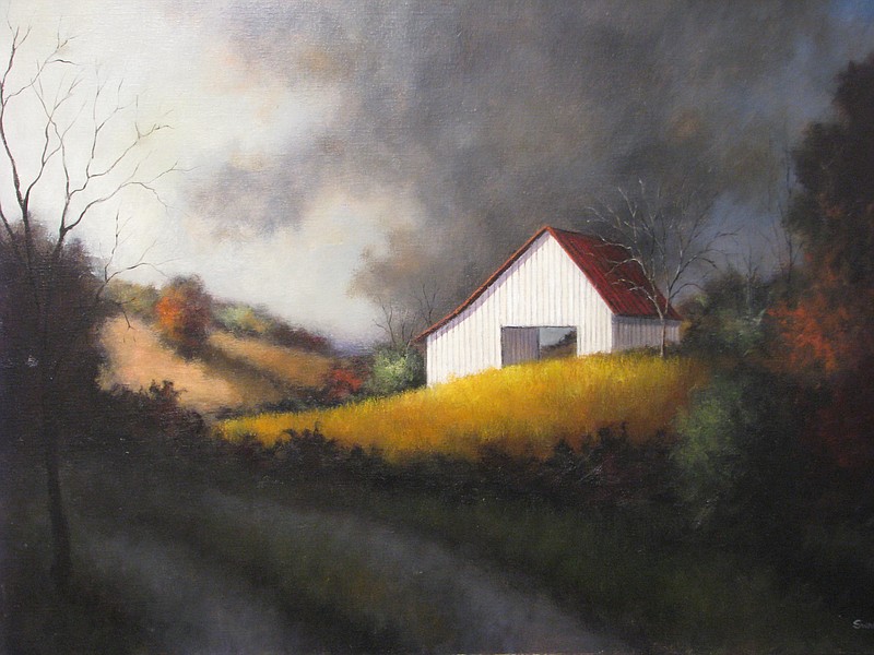 On exhibit at "Light, Shadow & Color" are the paintings of artist David Swanagin.