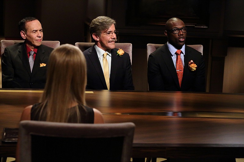 Comedian Gilbert Godfried, former talk show host Geraldo Rivera, and ex-NFL bad boy Terrell Owens endure time in the boardroom on Donald Trump's "Celebrity Apprentice." (NBC Photo)