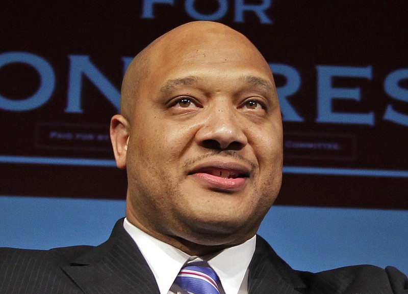 
              FILE - In this Nov. 6, 2012 file photo, Rep. Andre Carson, D-Ind. speaks in Indianapolis. Top Democrats are defending their appointment of a Muslim congressman to the House Intelligence Committee. House Minority Leader Nancy Pelosi of Calif. this week named Carson to the panel, which oversees the government’s intelligence departments and activities. Much of the business that comes before the committee is classified.  (AP Photo/Michael Conroy, File)
            