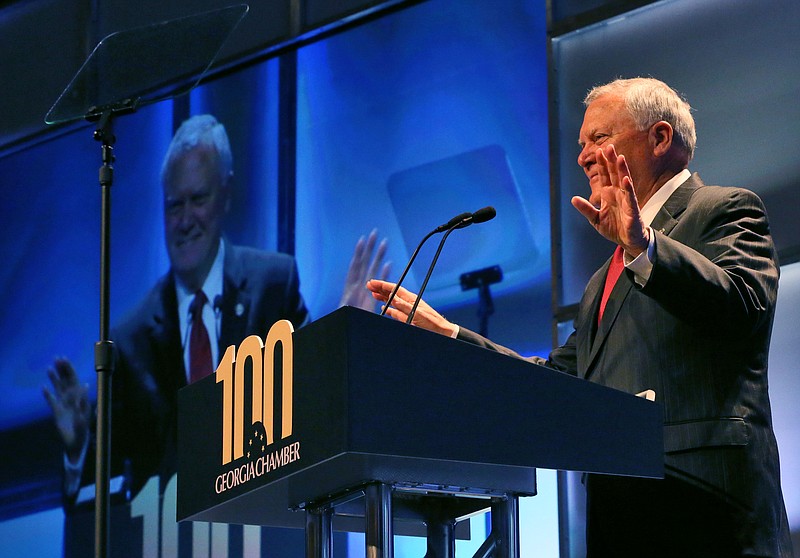 Gov. Nathan Deal speaks in Atlanta on Jan. 13, 2015. 