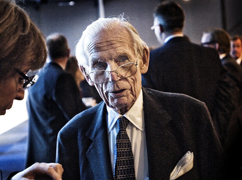 
              FILE - In this April 13, 2013 file photo Sweden's Peter Wallenberg attends the Ericsson Annual General Meeting in Stockholm. Peter Wallenberg, the former head of a Swedish financial dynasty sometimes compared to the Rockefellers, has died. He was 88. Wallenberg died Monday Jan. 19, 2015 at his home on the island of Varmdo, outside Stockholm, the family foundation said in a statement. (AP Photo/TT News Agency, Magnus Hjalmarson Neideman) SWEDEN OUT
            