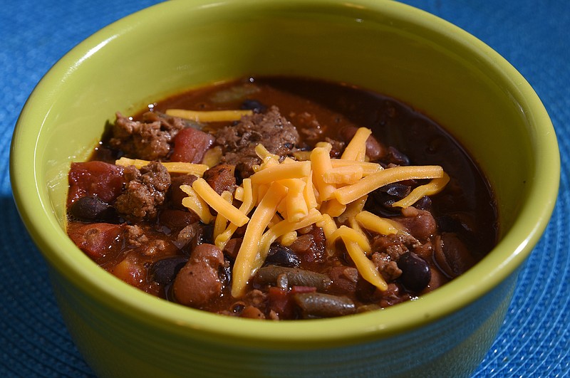 Sandy Norris Smith used a Weight Watchers recipe to make chili.