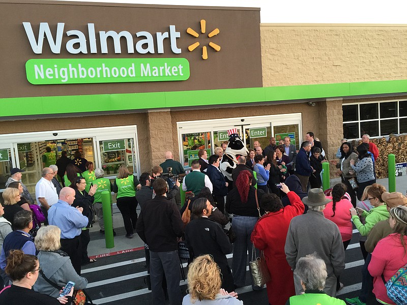 The Walmart Neighborhood Market opens in Fort Oglethorpe, Ga.