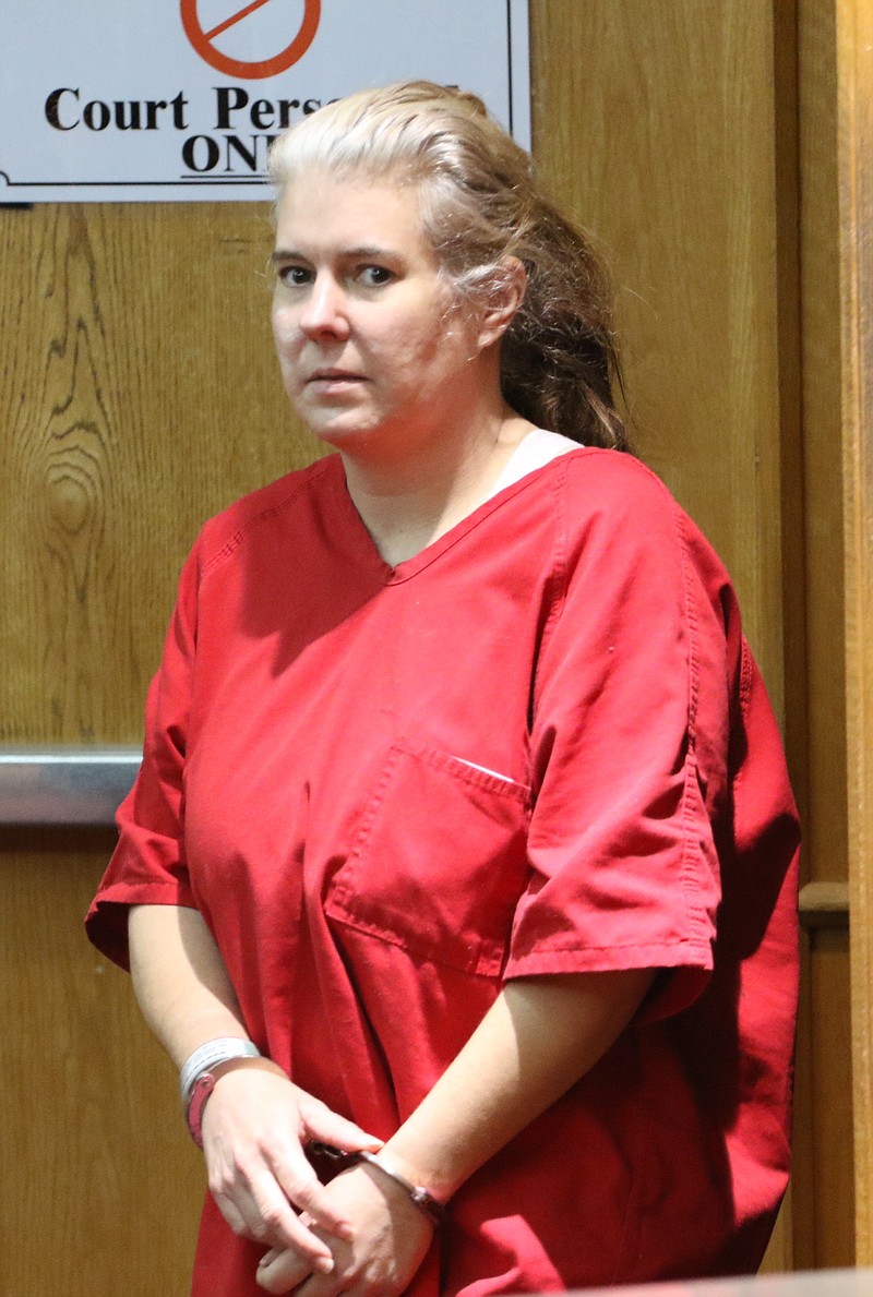 Julia Shields, the woman accused of donning body armor and shooting at neighbors in Hixson just after Christmas, appears before Judge Starnes for a preliminary hearing.