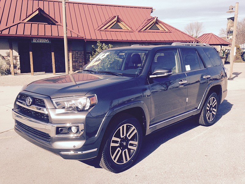 The Toyoya 4Runner is a truck-based SUV that suits the Chattanooga market.
