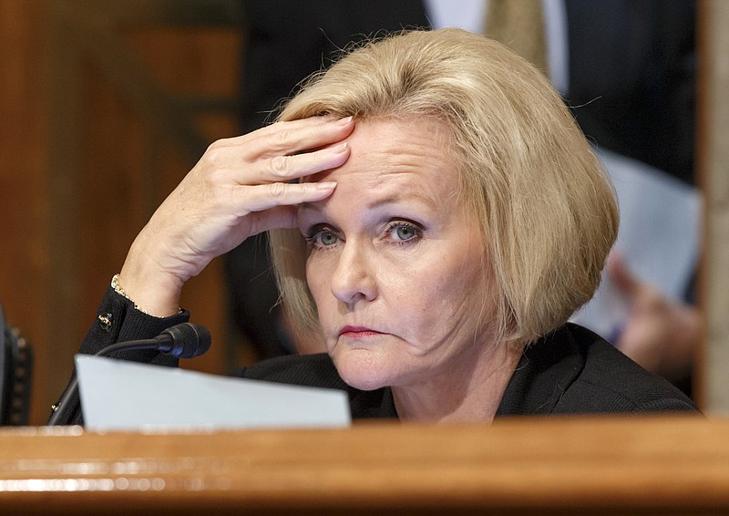 
              FILE - In this Sept. 9, 2014 file photo, Sen. Claire McCaskill, D-Mo. listens on Capitol Hill in Washington. Key senators are telling The Associated Press they want to see more rigorous oversight of the federal government's development agency, called the Overseas Private Investment Corporation. The agency was the subject of an AP investigation earlier this week into a failed $217 million energy project in western Africa that was marked by insider connections and questionable due diligence. The AP's scrutiny brings renewed attention to earlier proposals on Capitol Hill to create the job of inspector general inside the agency to review its activities. McCaskill said inspectors general serve as the eyes and ears of taxpayers to prevent waste, fraud and abuse, and every agency should have one.  (AP Photo/J. Scott Applewhite, File)
            