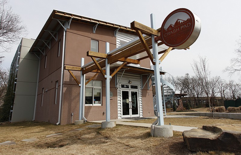 The "Crash Pad" hostel located at 29 Johnson Street in Southside Chattanooga. 