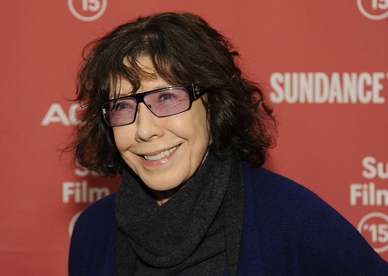 
              Lily Tomlin, a cast member in "Grandma," arrives at the premiere of the film at the Eccles Theatre during the 2015 Sundance Film Festival on Friday, Jan. 30, 2015, in Park City, Utah. (Photo by Chris Pizzello/Invision/AP)
            