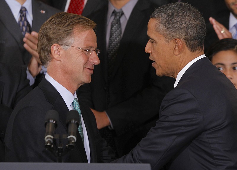 Bill Haslam and Barack Obama