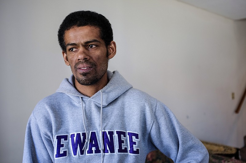 Sultan Raheem, who served as a translator for the U.S. Army in Iraq, stands Friday, Feb. 13, 2015, in his apartment in Chattanooga. Raheem immigrated with his family to the U.S. after his services as a translator put him in danger in his native country.