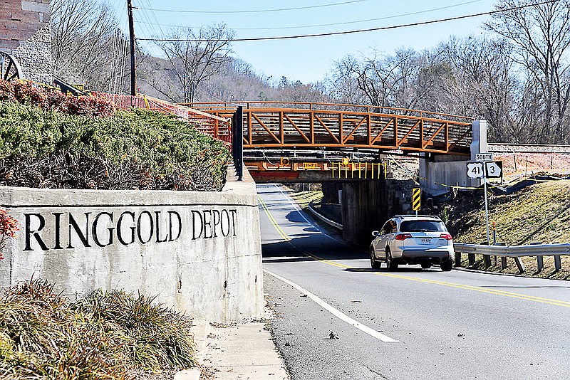 The long awaited pedestrian bridge over U.S. Highway 41 at the Ringgold Depot is to be named after longtime Mayor Joe Barger.