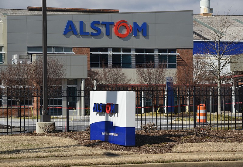 The Alstom plant is located on Riverfront Parkway in downtown Chattanooga.