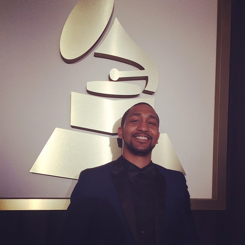 Jermaine Purifory of Cleveland, Tenn., winner of the first Hilton Rock Star Contest, got a four-day expenses-paid trip to the Grammy Awards.