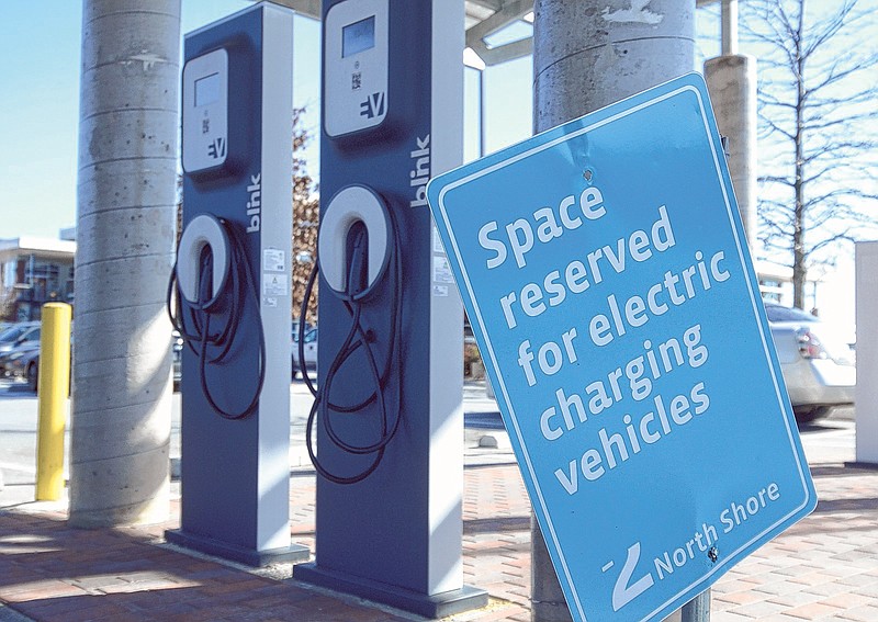 Electric vehicle charging stations are available at Whole Foods in North Chattanooga.