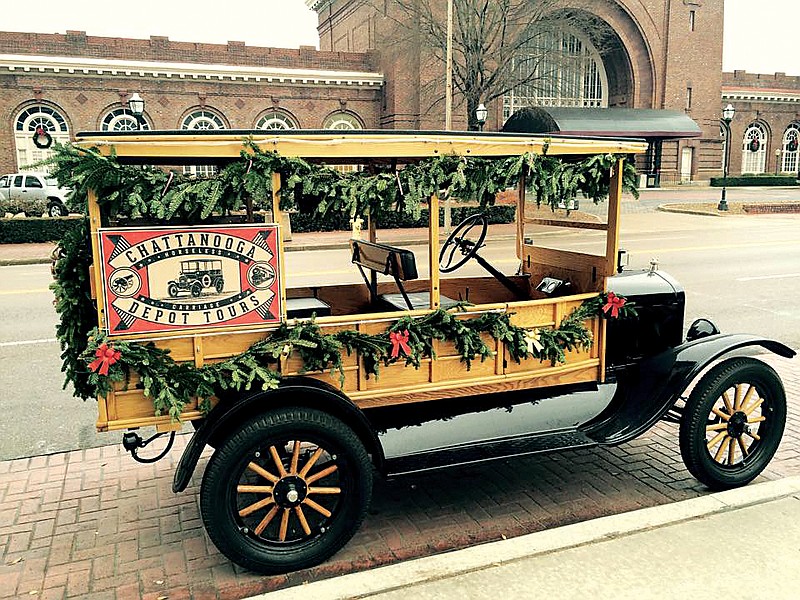 This modified version of the Model T was commonly used to carry passengers and their luggage to their lodging.