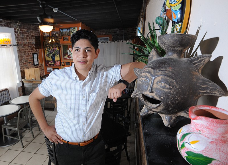Jorge Parra, 24, is co-owner of Taqueria Jalisco on Rossville Avenue.