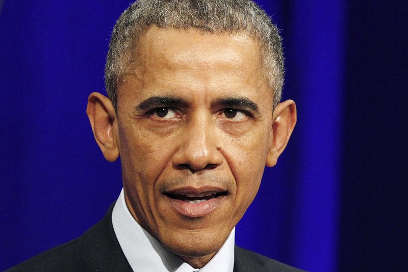 President Barack Obama speaks at an event in Washington on Feb. 27, 2015. 