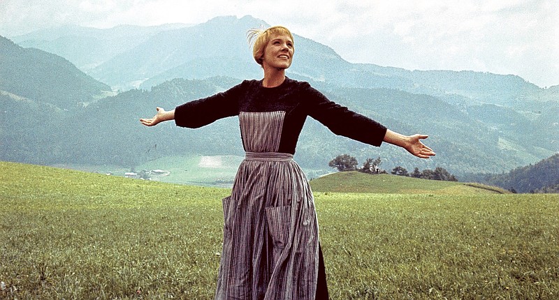 Julie Andrews performs in "The Sound of Music."