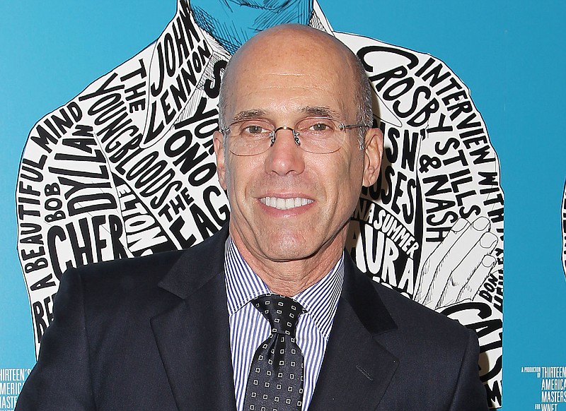 
              FILE - This Nov. 5, 2012 file image released by Starpix shows producer Jeffrey Katzenberg at the premiere of "Inventing David Geffen," at The Paris Theater in New York. Geffen has donated $100 million to New York’s Lincoln Center for the Performing Arts. The performing arts building, long known as Avery Fisher Hall, will be renamed David Geffen Hall in September. Geffen said in a statement Wednesday, March 4, 2015, that Lincoln Center is a “beacon to artists and musicians around the world.” (AP Photo/Starpix, Amanda Schwab, File)
            