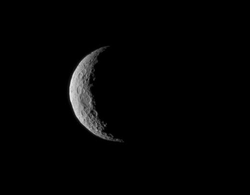 
              This March 1, 2015 photo provided by NASA shows Ceres is seen from NASA's Dawn spacecraft just a few days before the mission achieved orbit around the previously unexplored dwarf planet to begin a 16-month exploration. The image was taken at a distance of about 30,000 miles. (AP Photo/NASA)
            