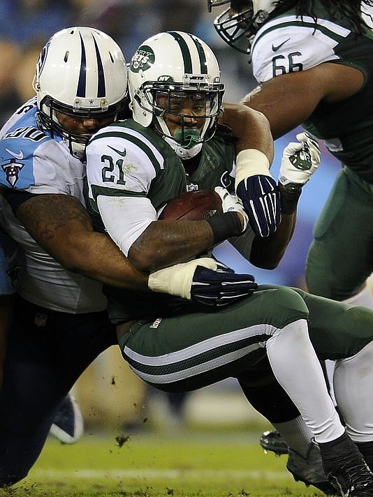 Former Titans running back Chris Johnson was shot in the shoulder in a drive-by shooting Sunday morning.
