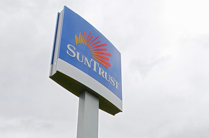 SunTrust sign logo tile