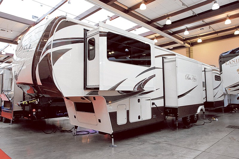 A luxury RV is on display Friday at the Chattanooga RV Super Show.