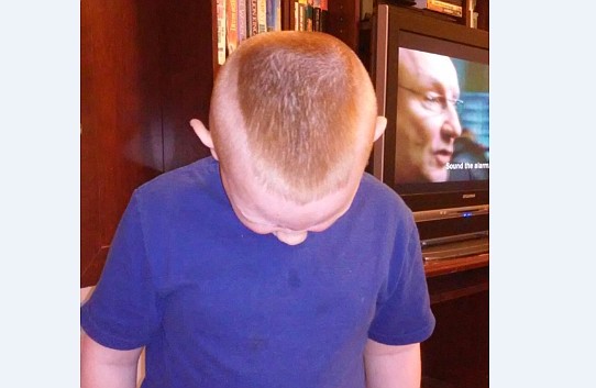 A seven-year-old Warren County, Tenn., boy was sent home from school earlier this month and told not to return until he had a new haircut. The boy had gotten a "high and tight" military haircut to honor his stepbrother, an active member of the U.S. Army. The principal of Bobby Ray Memorial Elementary School said it was a mohawk, and demanded it be shaved. The boy's mother complied, but she's very unhappy and reaching out to media.