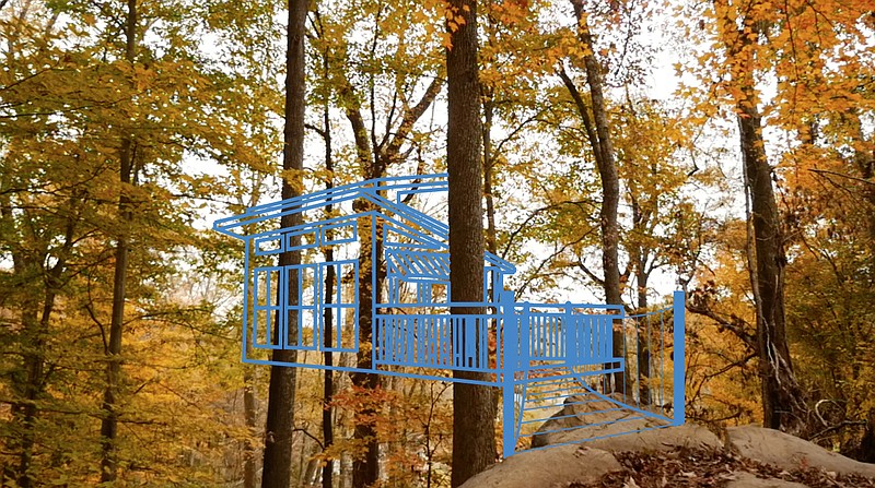 The Treehouse Project, founded by Enoch Elwell and Andrew Alms, is a startup that plans to build the world's first Living Building Certified treehouses in Chattanooga for vacationers to stay in.