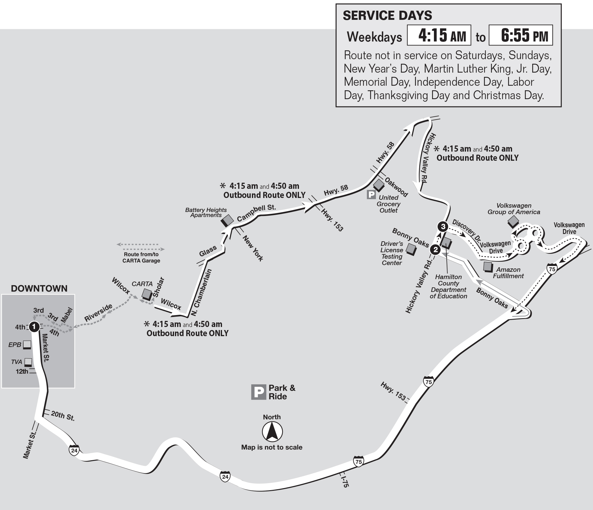 The Bottleneck Of Bus Service: Carta Expands Route To Enterprise South 