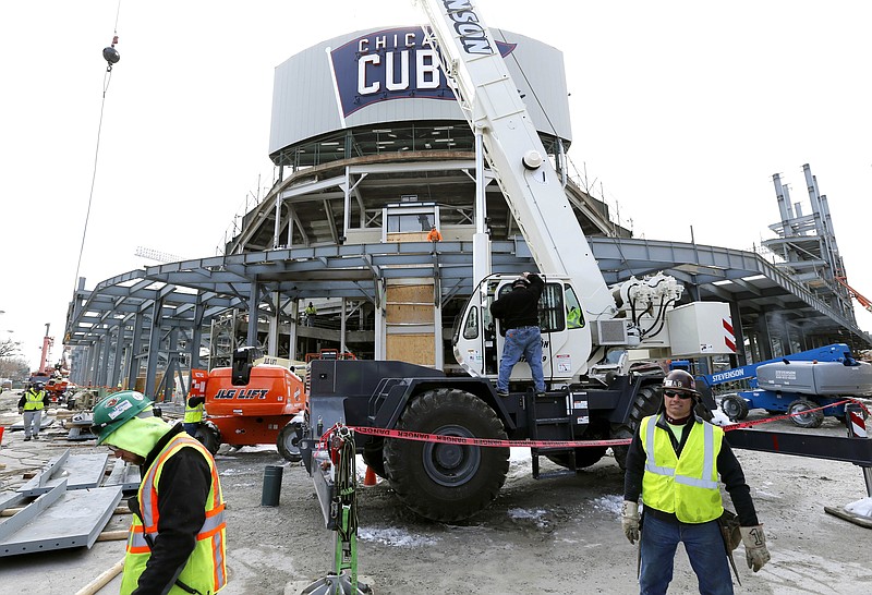 Wrigley Field renovation: Chicago Cubs begin demolishing bleachers