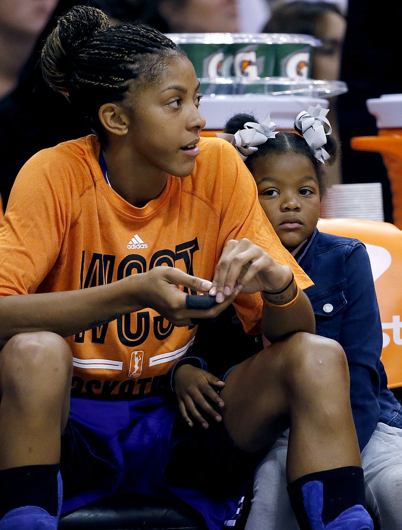 For Candace Parker, daughter comes first, basketball second