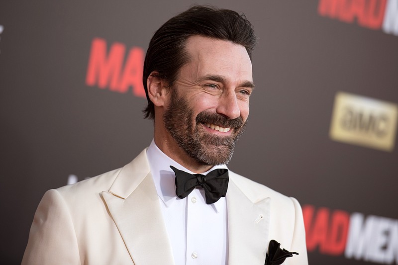 Jon Hamm arrives at The Black And Red Ball In Celebration Of The Final Seven Episodes Of "Mad Men" in Los Angeles in this March 25, 2015 file photo.
