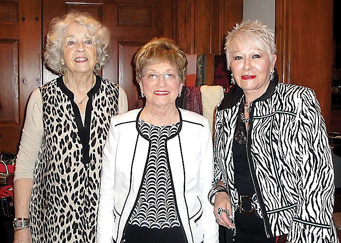 Joan Grant, Bette Malone and Claudine Pantelius, from left.