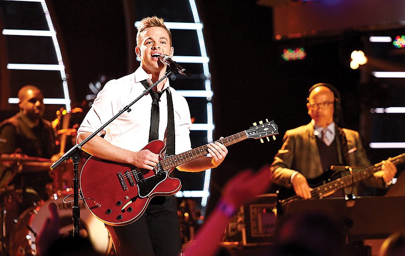 Clark Beckham performs on "American Idol" in this file photo.