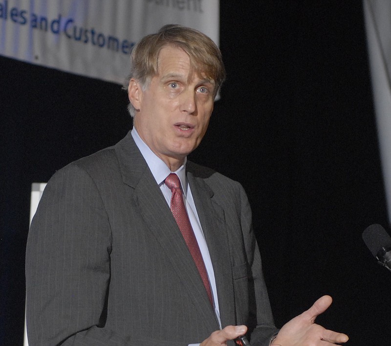 Unum President and CEO Tom Watjen delivers the keynote address in this 2013 file photo.