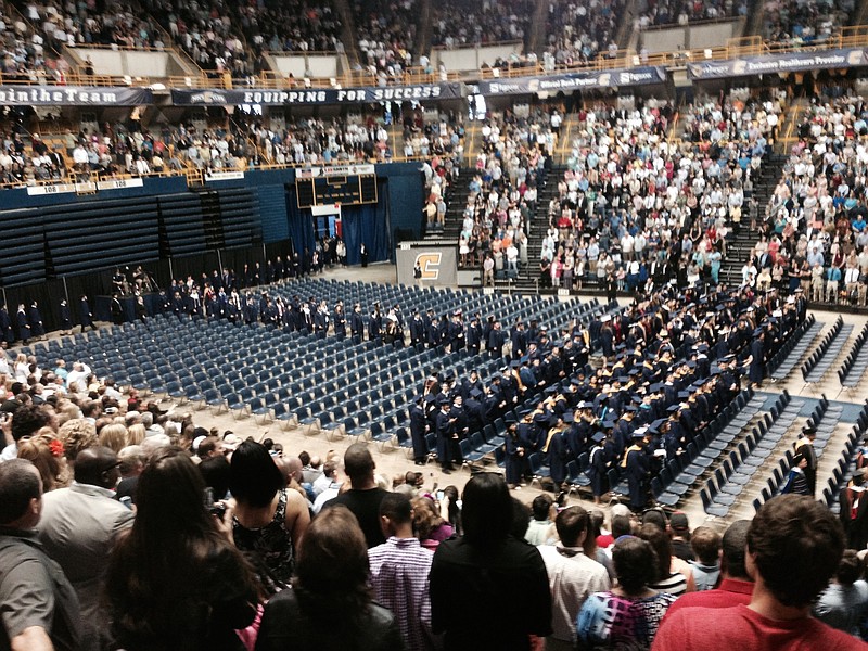 UTC's commencement for the College of Arts and Sciences and College of Engineering and Computer Science on Saturday, May 2, 2015 in Chattanooga, Tenn. 