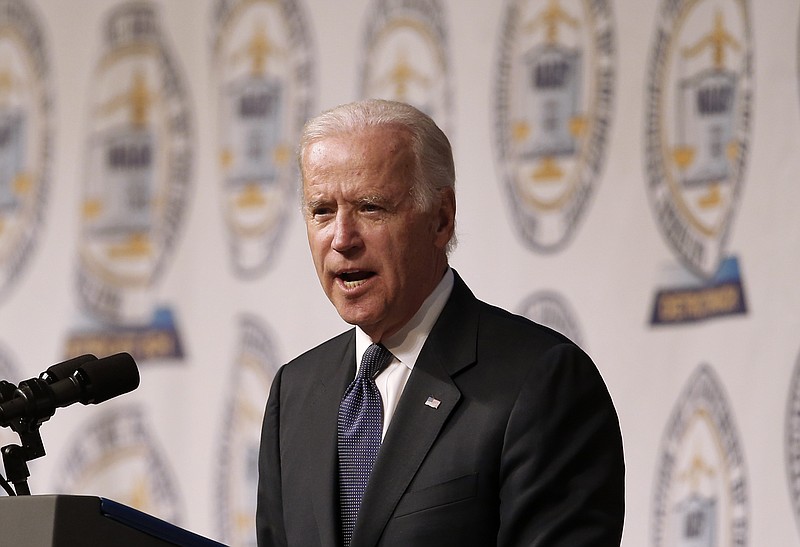Vice President Joe Biden speaks at the NAACP Fight for Freedom Fund Dinner in Detroit, on May 3, 2015. 