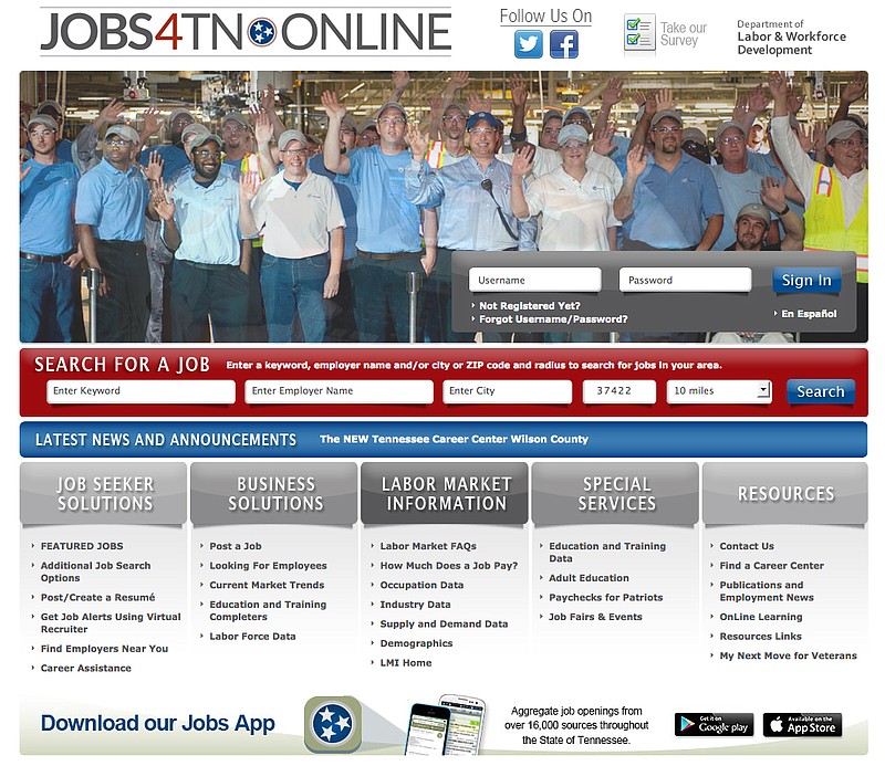 Jobs4TN Online