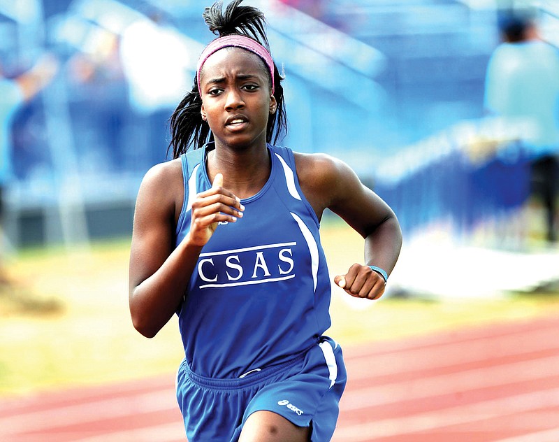 Arts & Sciences sophomore track athlete Lennex Walker finished second in Monday's Class A/AA state pentathlon. Walker will compete in four events in Thursday's Spring Fling girls' track meet.