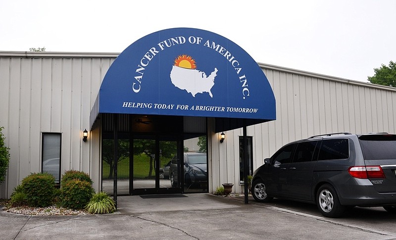 Cancer Fund of America Inc. is located in this building, at 2901 Breezewood Lane in Knoxville.