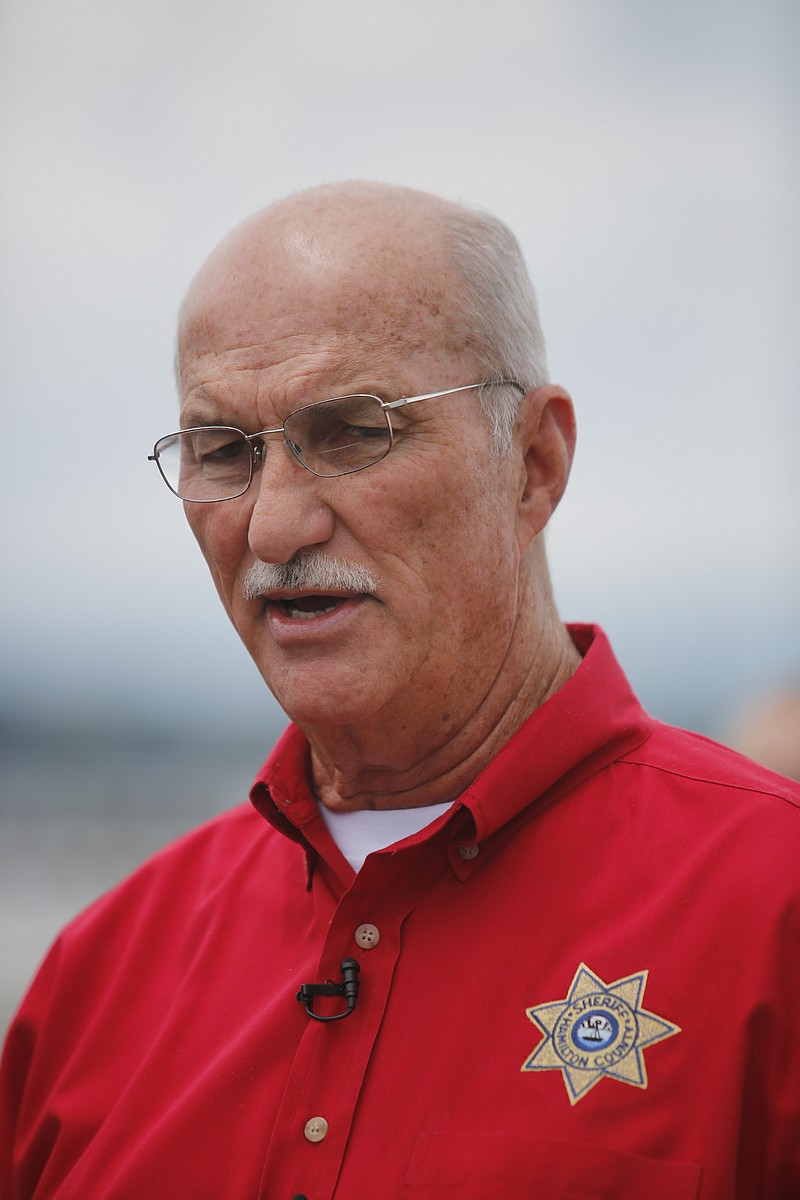 Hamilton County Sheriff Jim Hammond speaks during a news conference in this 2014 file photo.