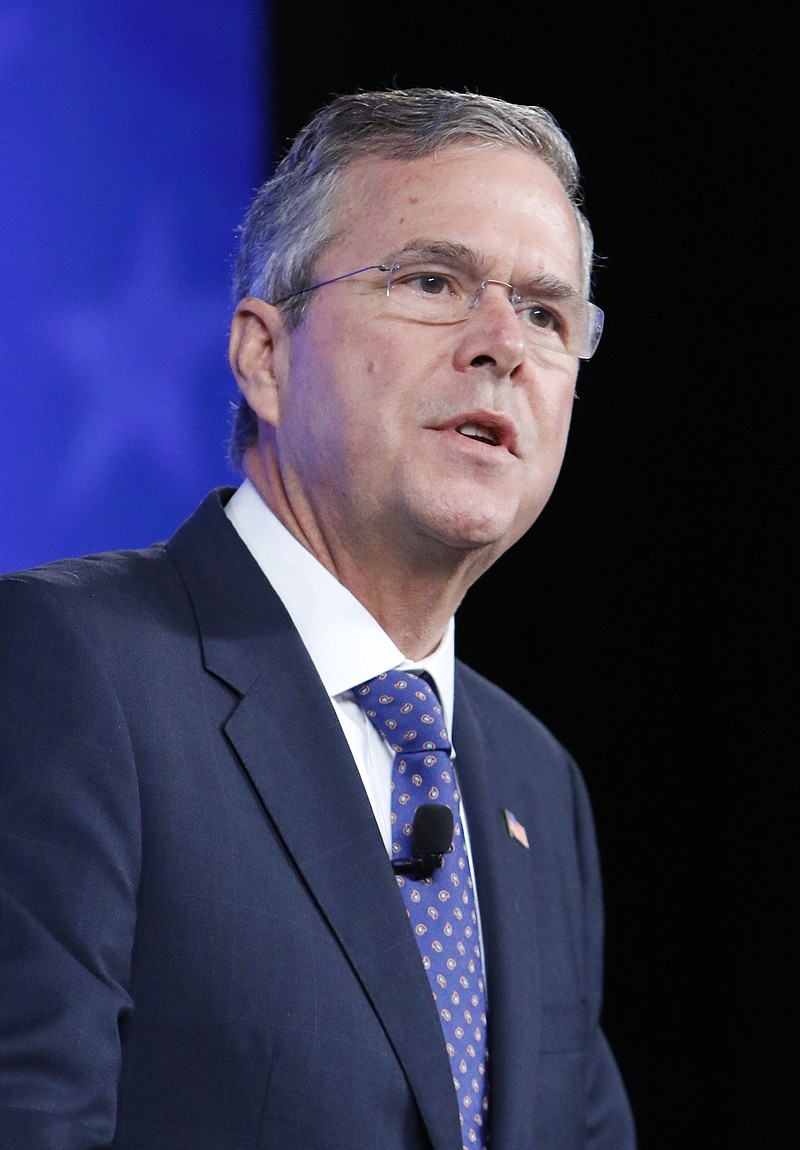 
              Former Florida Gov. Jeb Bush speaks at the Southern Republican Leadership Conference in Oklahoma City, Friday, May 22, 2015. (AP Photo/Alonzo Adams)
            