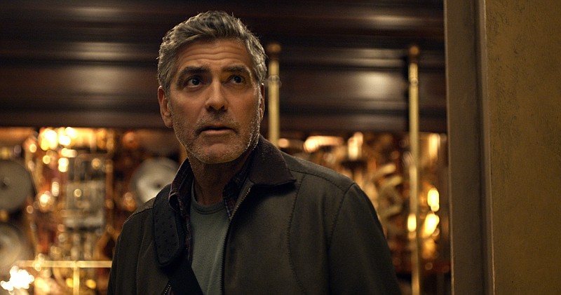 
              This photo released by Disney shows, George Clooney, as Frank Walker, in a scene from Disney's "Tomorrowland." The film releases in U.S. theaters May 22, 2015. (Film Frame/Disney via AP)
            
